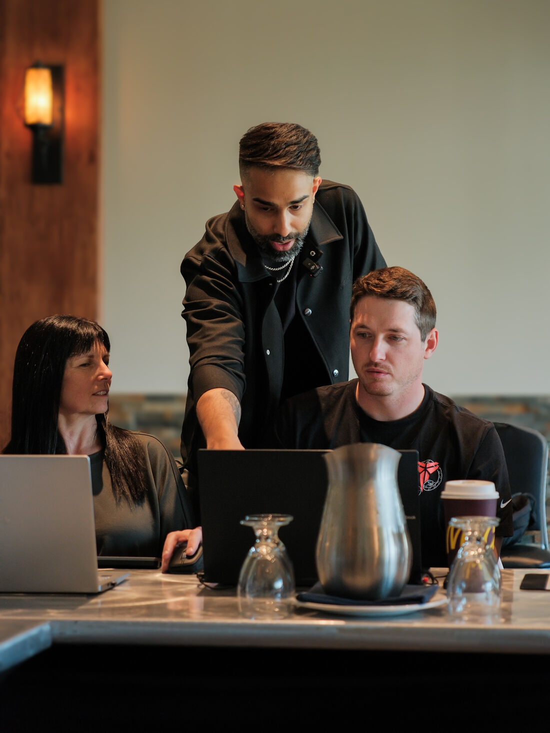 Nav building live with business owners at Build With Nav Live Edmonton